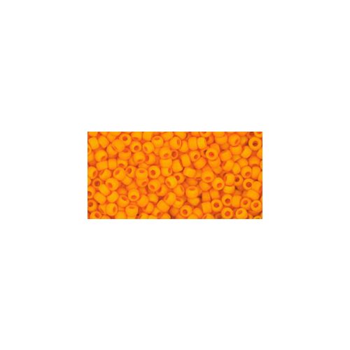 Toho kásagyöngy - 42df - Opaque-Frosted Cantaloupe - 11/0