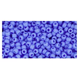   Toho Round Japanese Seed Bead  -  48L  -  Opaque Periwinkle - 11/0