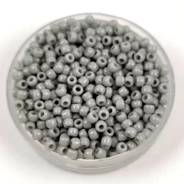   Toho Round Japanese Seed Bead  -  53  -  Opaque Gray -  size: 11/0