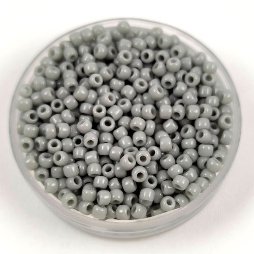 Toho Round Japanese Seed Bead  -  53  -  Opaque Gray -  size: 11/0
