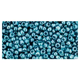   Toho Round Japanese Seed Bead   -  108bd  -  Transparent-Lustered Teal  -  size: 11/0