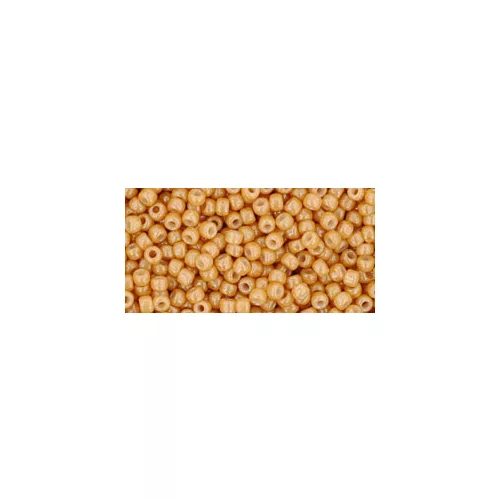 Toho Round Japanese Seed Bead   -  123d  -  Opaque Dark Beige Luster  -  size: 11/0