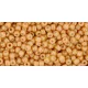 Toho Round Japanese Seed Bead   -  123d  -  Opaque Dark Beige Luster  -  size: 11/0