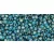 Toho Round Japanese Seed Bead   -  167bdf  -  Transparent-Rainbow Matt Teal  -  size: 11/0