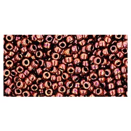   Toho Round Japanese Seed Bead  -  222  -  Dark Bronze  -  size: 11/0