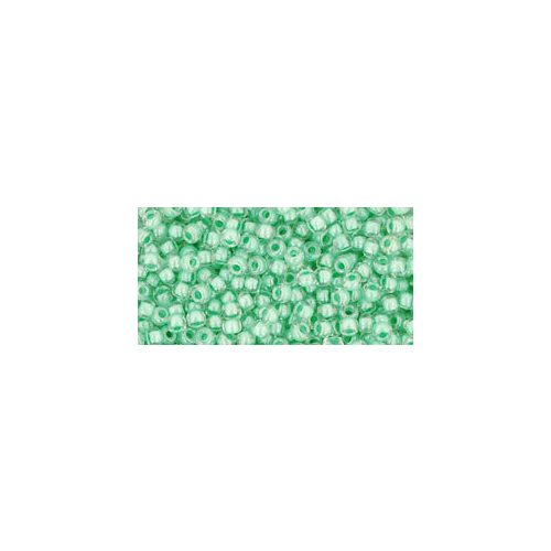 Toho kásagyöngy - 354 - Mint Lined Crystal - 11/0