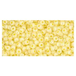   Toho Round Japanese Seed Bead  -  902  -  Ceylon Lemon Chiffon -  size: 11/0