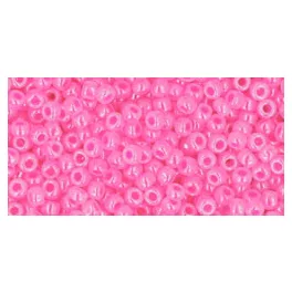   Toho Round Japanese Seed Bead  -  910  -  Ceylon Hot Pink -  size: 11/0