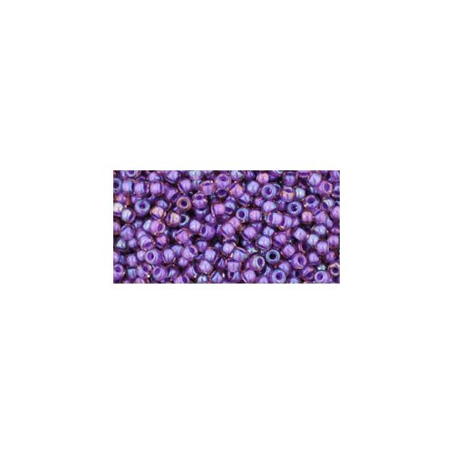 Toho Round Japanese Seed Bead  -  928 - Purple Lined Rosaline  -  size: 11/0