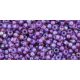 Toho Round Japanese Seed Bead  -  928 - Purple Lined Rosaline  -  size: 11/0