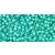 Toho Round Japanese Seed Bead  -  954  -  Lt. Jonquil Lined Aqua  -  size: 11/0