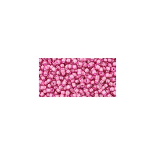 Toho Round Japanese Seed Bead  -  959  -  Pink Lined Light Amethyst  -  size: 11/0