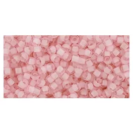   Toho Round Japanese Seed Bead  -  967  -  Neon Rosaline Lined Crystal -  size: 11/0