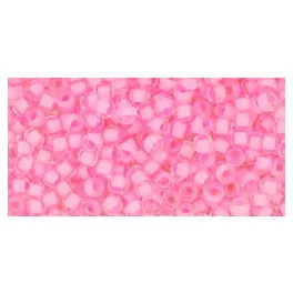   Toho Round Japanese Seed Bead  -  969  -  Luminous Neon Carnation  -  size: 11/0