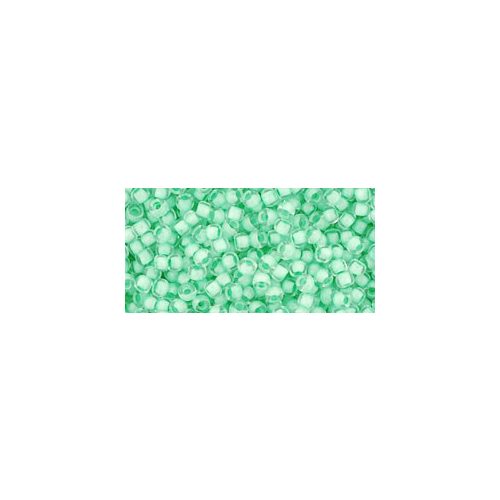 Toho kásagyöngy - 967 - Neon Seafoam Lined Crystal - 11/0