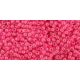 Toho Round Japanese Seed Bead  -  978  -  Luminous Neon Pink  -  size: 11/0