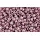 Toho Round Japanese Seed Bead  -  1200  -  Marbled Opaque White Pink  -  size: 11/0