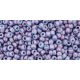 Toho Round Japanese Seed Bead  -  1204  -  Amethyst Blue Picasso  -  size: 11/0