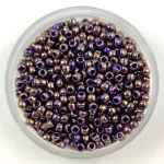 Toho Round Japanese Seed Bead  -  1701 - Gilded Marble Blue -  size: 11/0