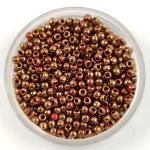 Toho Round Japanese Seed Bead  -  1708 - Gilded Marble Red -  size: 11/0