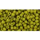 Toho Round Japanese Seed Bead  -  2600f  -  Semi Glazed LemonGrass  -  size: 11/0