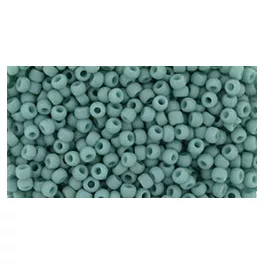   Toho Round Japanese Seed Bead  -  2604f  -  Semi Glazed Turquoise  -  size: 11/0