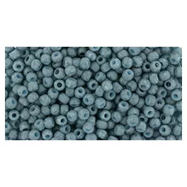   Toho Round Japanese Seed Bead  -  2605f  -  Semi Glazed Blue Turquoise  -  size: 11/0