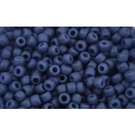   Toho Round Japanese Seed Bead  -  2606f  -  Semi Glazed Soft Blue -  size: 11/0