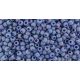 Toho Round Japanese Seed Bead  -  2636f  -  Semi Glazed Rainbow Soft Blue  -  size: 11/0