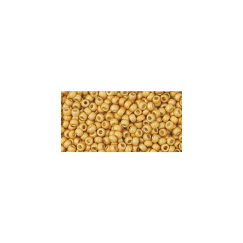 Toho Round Japanese Seed Bead  -  pf557f  -  PermaFinish - Matte Galvanized Starlight  -  size: 11/0