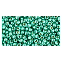   Toho Round Japanese Seed Bead  -  pf561  -  Galvanized Turquoise Permanent Finish  -  size: 11/0