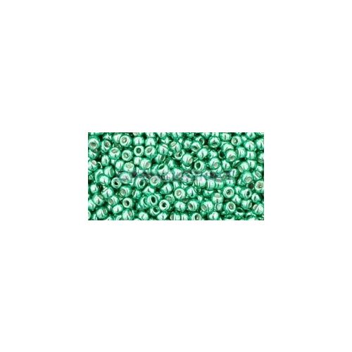 Toho Round Japanese Seed Bead  -  pf561  -  Galvanized Turquoise Permanent Finish  -  size: 11/0