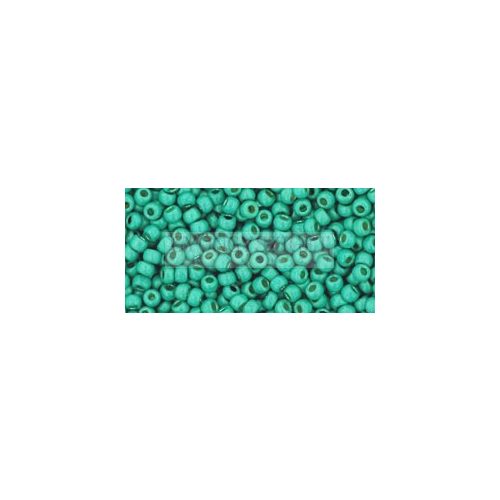 Toho kásagyöngy - pf561f - PermaFinish - Matte Galvanized Green Teal - 11/0