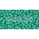 Toho Round Japanese Seed Bead  -  pf561f  - PermaFinish - Matte Galvanized Green Teal -  size: 11/0