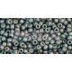 Toho Round Japanese Seed Bead  -  pf565f  -  PermaFinish - Frosted Galvanized Blue Slate  -  size: 11/0