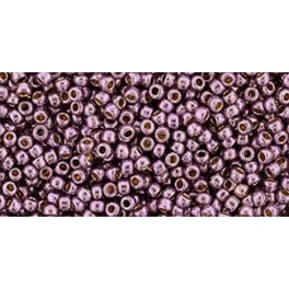   Toho Round Japanese Seed Bead  -  pf579  -  Permafinish Galvanized Pale Lilac -  size: 11/0