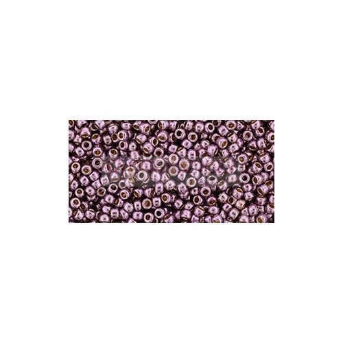 Toho Round Japanese Seed Bead  -  pf579  -  Permafinish Galvanized Pale Lilac -  size: 11/0