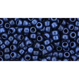   Toho Round Japanese Seed Bead  -  y613  -  Hybrid mettalic suede Blue  -  size: 11/0