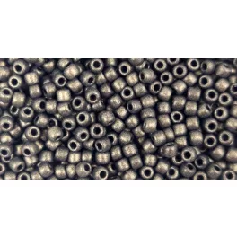   Toho Round Japanese Seed Bead  -  y615  -  Hybrid Metallic suede Gold  -  size: 11/0