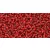 Toho Round Japanese Seed Bead  -  25c - Silver-Lined Ruby  -  size: 15/0