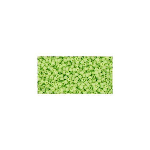 Toho Round Japanese Seed Bead  -  44 - Opaque Sour Apple  -  size: 15/0