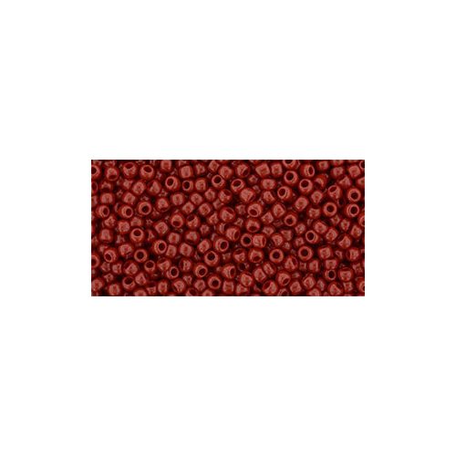 Toho Round Japanese Seed Bead  -  45 - Opaque Pepper Red  -  size: 15/0
