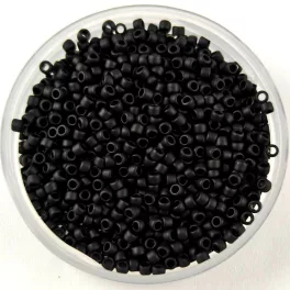 Toho kásagyöngy - 49f - Matt Black - 15/0