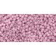 Toho Round Japanese Seed Bead  -  127 - Opaque-Lustered Pale Mauve -  size: 15/0