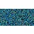 Toho Round Japanese Seed Bead  -  167bd -  Transparent Rainbow Teal - 15/0