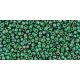 Toho Round Japanese Seed Bead  -  322 - Gold-Lustered Emerald -  size: 15/0