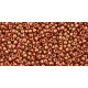 Toho Round Japanese Seed Bead  -  329 - Gold-Lustered African Sunset -  size: 15/0
