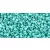 Toho Round Japanese Seed Bead  -  413 - Opaque-Rainbow Turquoise -  size: 15/0