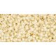 Toho Round Japanese Seed Bead  -  762  -  Opaque-Pastel-Frosted Egg Shell -  size: 15/0