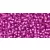 Toho Round Japanese Seed Bead  -  2107 - Translucent Silver-Lined Hot Pink  -  size: 15/0